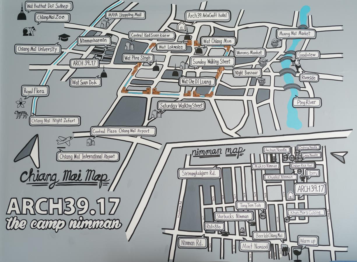 Hotel Arch39.17 Nimman Čiang Mai Exteriér fotografie
